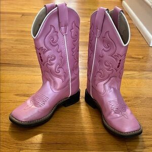 Pink Western Cowboy Boots